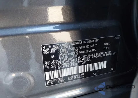 2022 Toyota Rav4 Xle из США, поврежденный, VIN 2T3W1RFV3NC196552